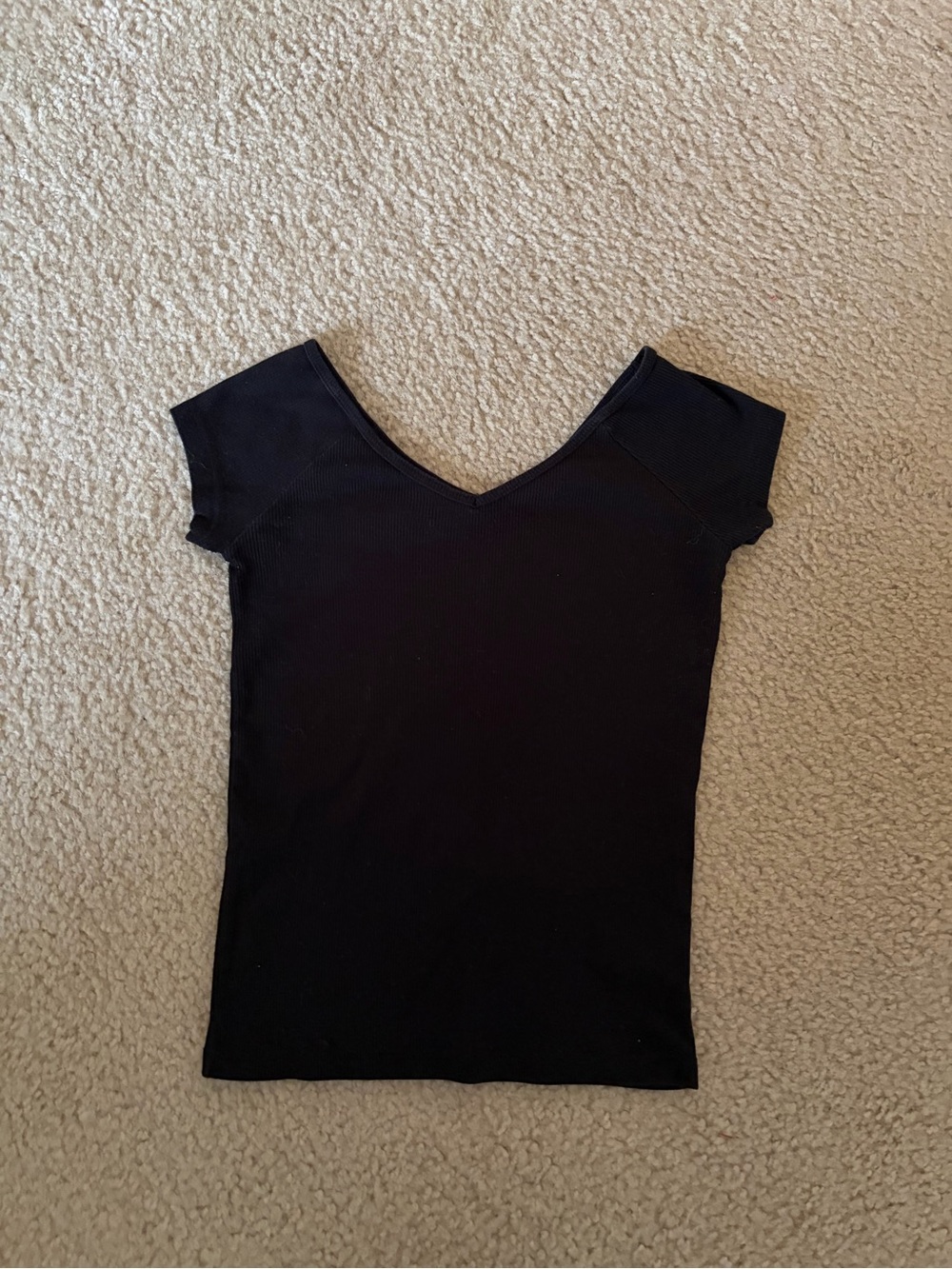 American Eagle Black Off the Shoulder Top